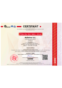 ISO 9001 2016