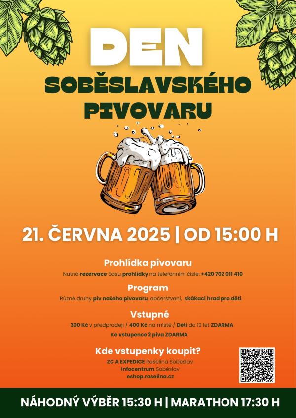 Letak sobslavsky pivovar 2025